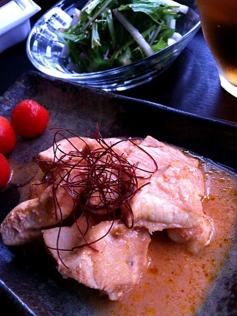 鶏胸肉のヨーグルト漬焼き|kikuminさん