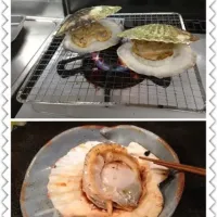 Snapdishの料理写真:ホタテ網焼き|高良 奈緒美さん