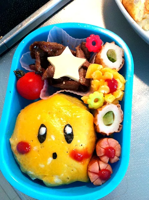 黄色カービィー弁当☆|ひなはるさん