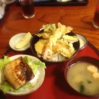 天丼＆ミニサバ丼|くどぅーん。さん