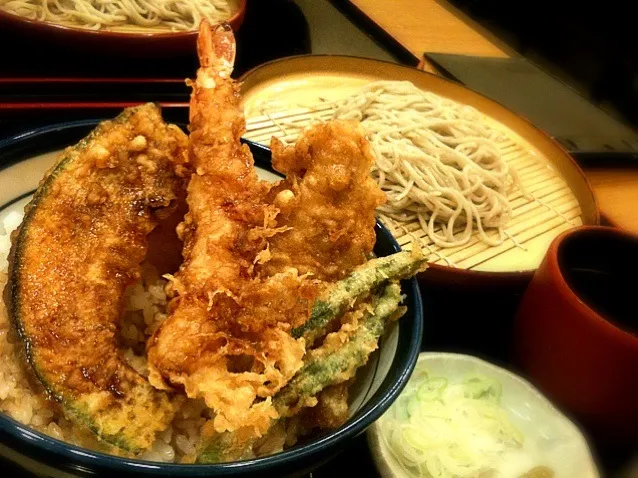 天丼そばセット|りさ〜ぬさん