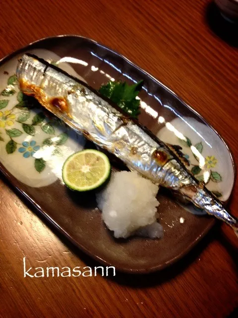 秋刀魚の塩焼き🐟|かまさん