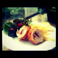 chicken cordon bleu|eveさん