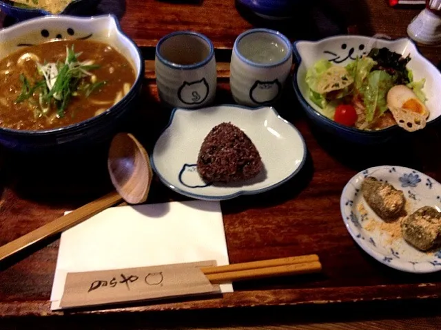 カレーうどんセット|すかラインさん