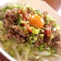 ネギ塩カルビ丼