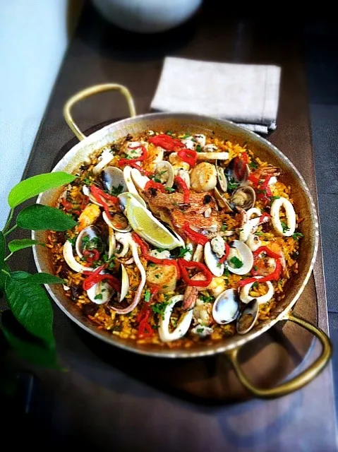 seafood paella|rick chanさん