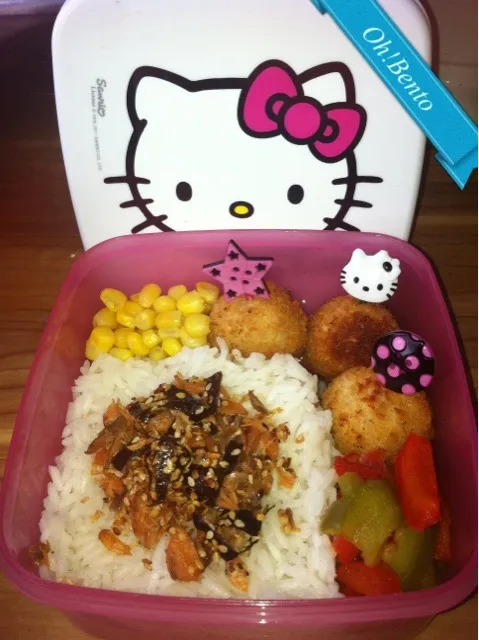 Bento with homemade Furikake|Keith Strattonさん