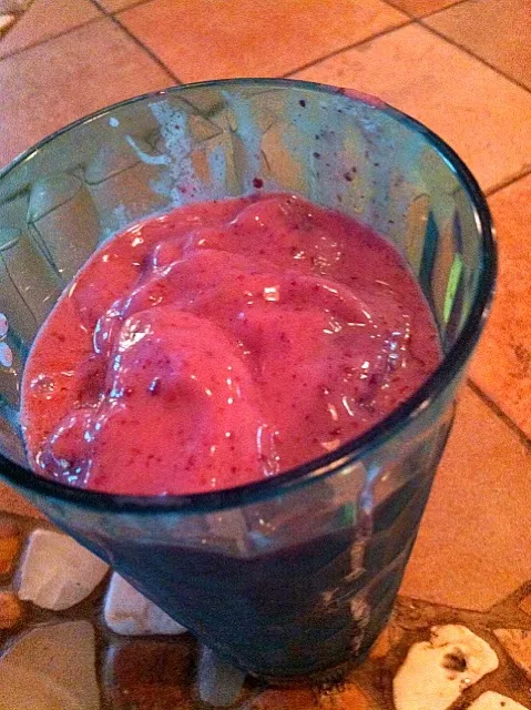 blackberry and froyo smoothie|jeahna kertzmanさん