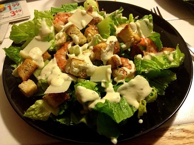 grilled shrimp ceasar salads|kateさん