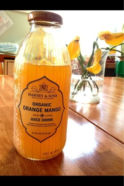 organic orange and mango juice|愛さん