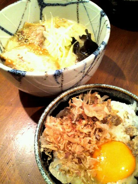 とんこつラーメン&たまごかけご飯|ふみさん