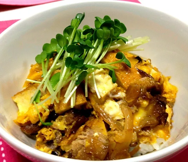 マグロの大和煮 卵とじ丼|ちぃたさん