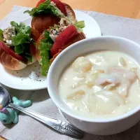 料理何て普段しない彼がシチュー作ってくれた(;_;)確か朝私、ベッキーのCM見てシチュー食べたいなぁってぼそっと言って出勤した気がする(;_;)♡嬉しすぎて！今日はシチュー記念日♡(涙涙涙笑)|美咲さん