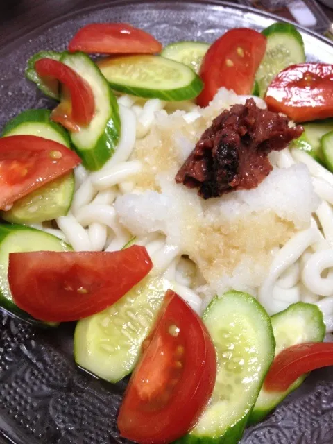 シークワーサー醤油でさっぱり冷やしうどん|ちゅちゅみさん