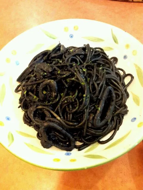 squid ink pasta|kelly limさん