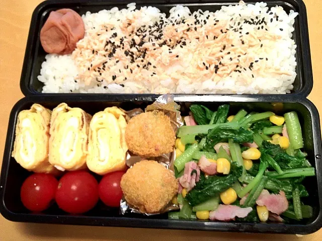 今日は15分で朝食とお弁当を作る羽目に(･_･;  おかずが少ない？我慢しなさいっ！|松浦有里さん