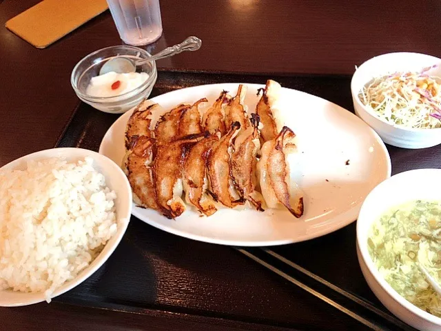 元祖餃子定食|こんどう かずゆきさん