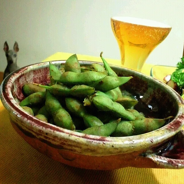 枝豆茹でたよ！|ふぃるまめんとさん