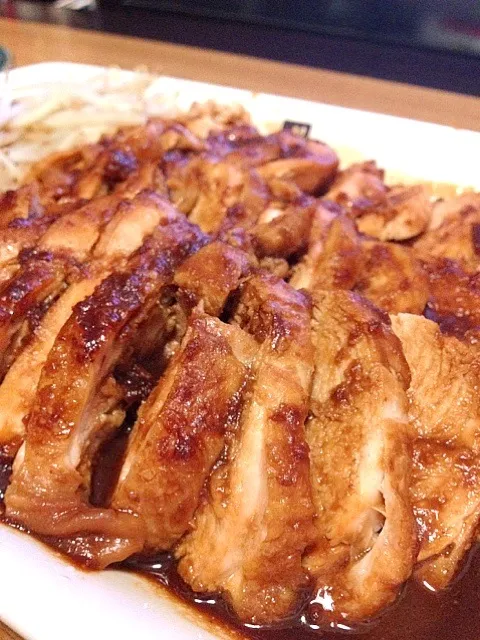 むね肉のしょうが焼き|にたさん