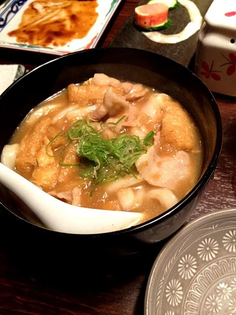 伊勢居酒屋にて、伊勢カレーうどん|大阪カレー部長さん