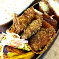 Snapdishの料理写真:茶色弁当。|コヤタさん