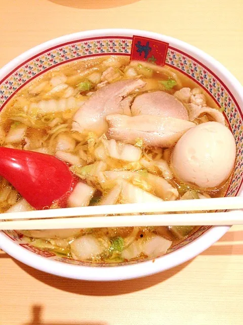 Snapdishの料理写真:神座*煮卵ラーメン|もえちゆさん