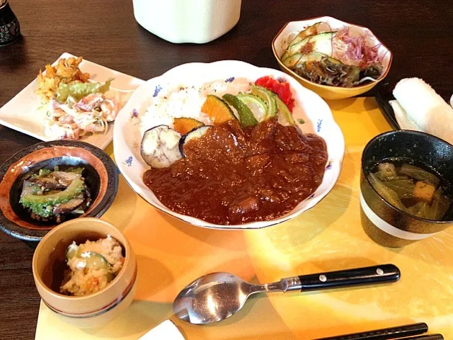 ランチの野菜カレー|あきらさん