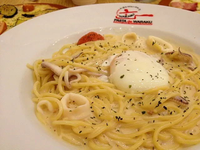 Squid & Cod Roe Carbonara|Tunaさん