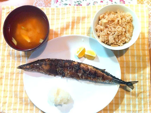 秋刀魚と竹の子ご飯|ありささん