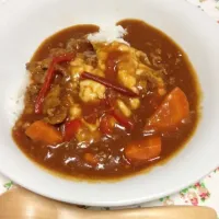 Snapdishの料理写真:旦那のトマトカレー|kozueさん