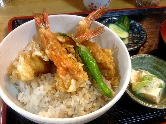 Snapdishの料理写真:エビ天丼|ナガマンさん