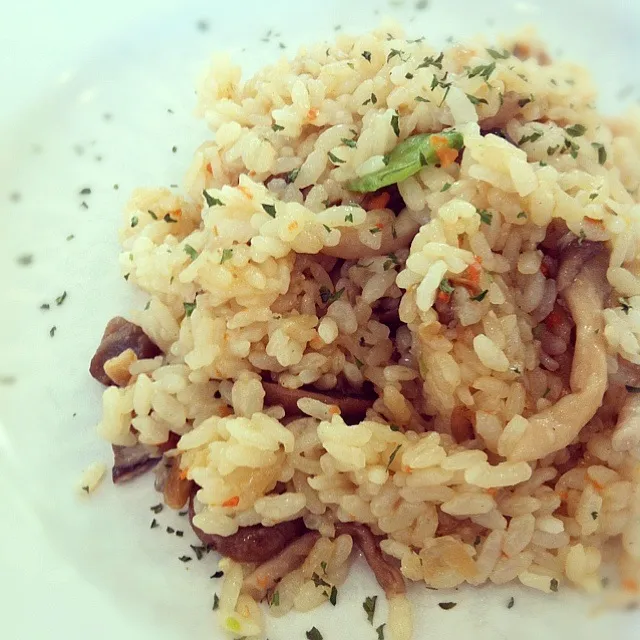 mushroom pilaf|miaさん