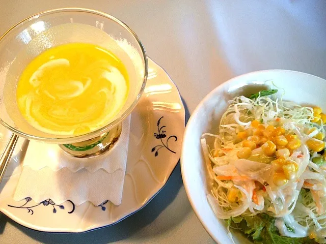 pumpkin soup&salad|Dezza Tsuchiyaさん