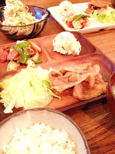 生姜焼き定食！|はなさん