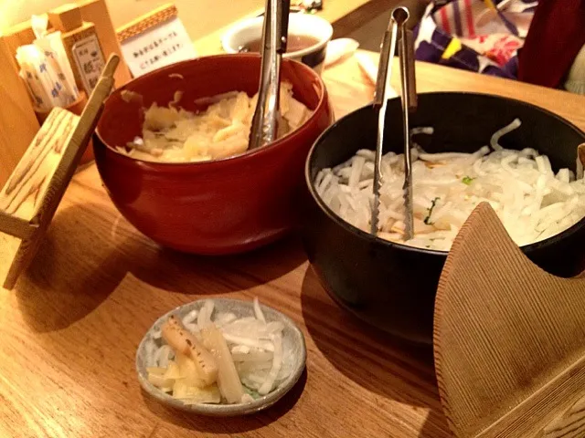 がりごぼうとたくあん @日本橋天丼 金子半之助|こはるさん