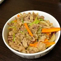 Snapdishの料理写真:大盛り豚丼|ひろきさん