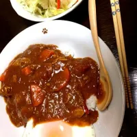 旦那の作ってくれたトマトカレー(*^^*)|kozueさん