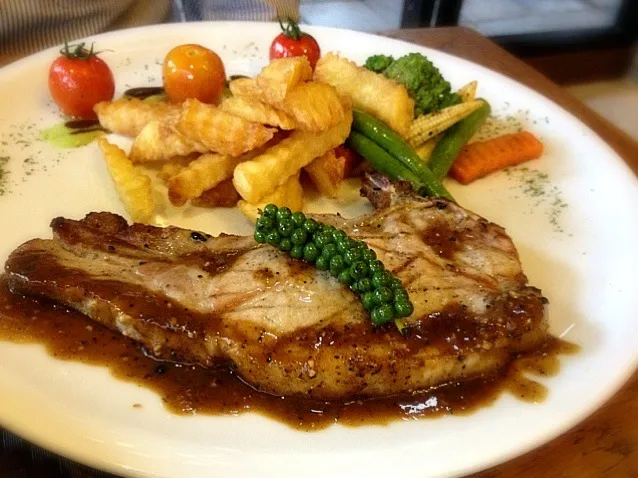 Snapdishの料理写真:steak|patchaさん