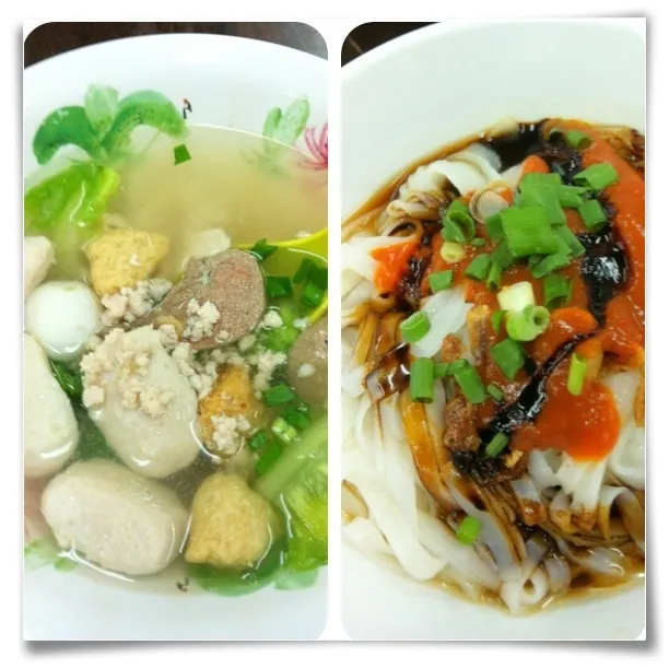 fishball mix soup with dry noodle|laumeikuanさん