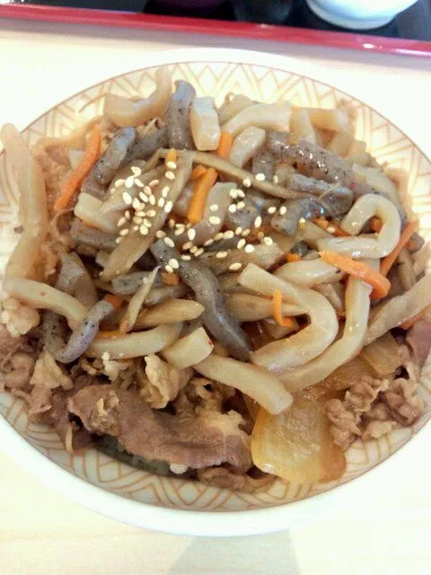 きんぴらこんにゃく牛丼|杉園志保さん