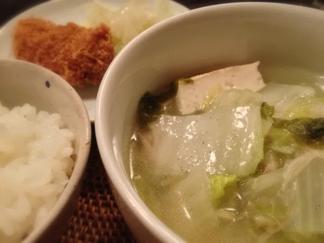 今日は白菜と豚肉のスープですよ〜♪|松浦有里さん