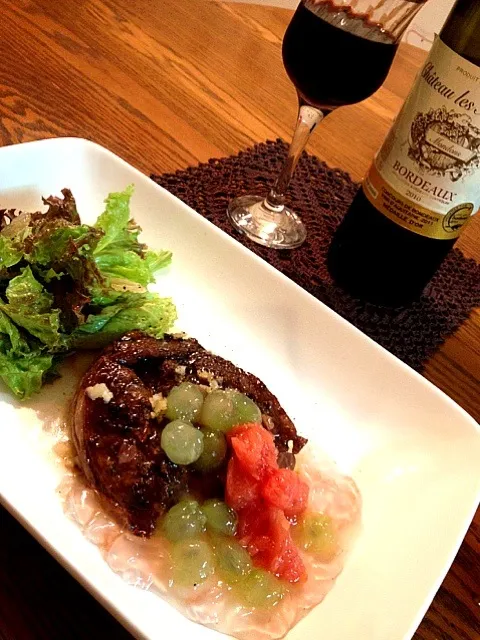 ラム肉のステーキwithフルーツジュレ|ゆぅさん