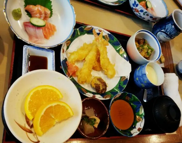 Tempura Sashimi set|genさん