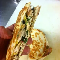 chicken quesadilla|Justin Ramosさん