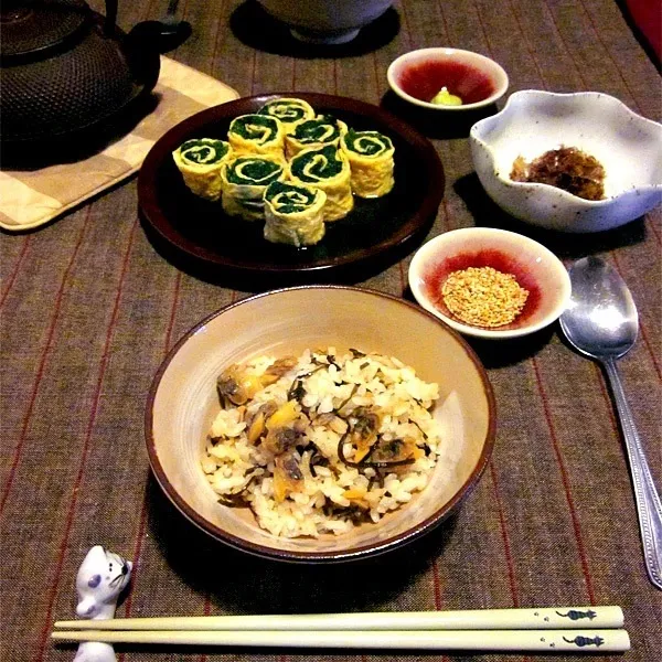 Snapdishの料理写真:あさりと塩昆布の混ぜご飯|Keiさん