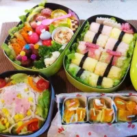 Snapdishの料理写真:幼稚園運動会のお弁当|あやさん