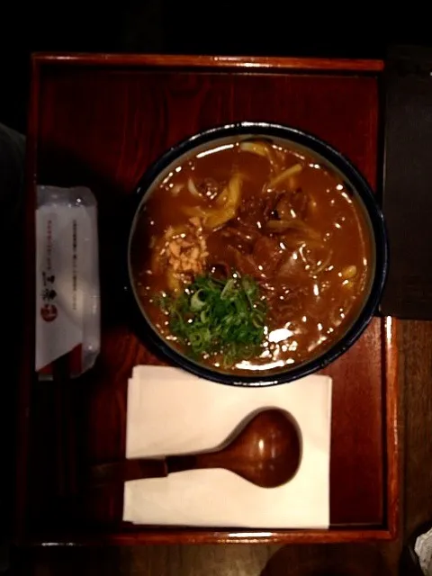 大和牛のカレーうどん|ばーさんさん