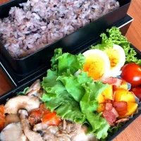 Snapdishの料理写真:満腹！でもカロリー控えめ弁当|林檎屋さん