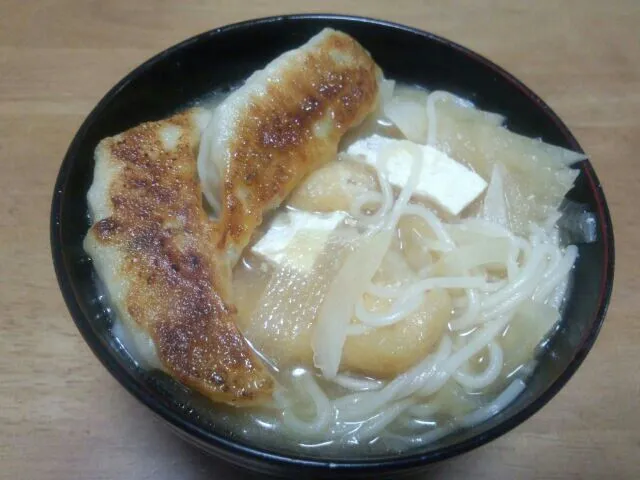 みそ汁そうめん餃子のせ|ciiiii!さん