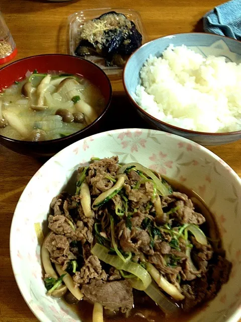 すき焼き風味の肉|すかラインさん